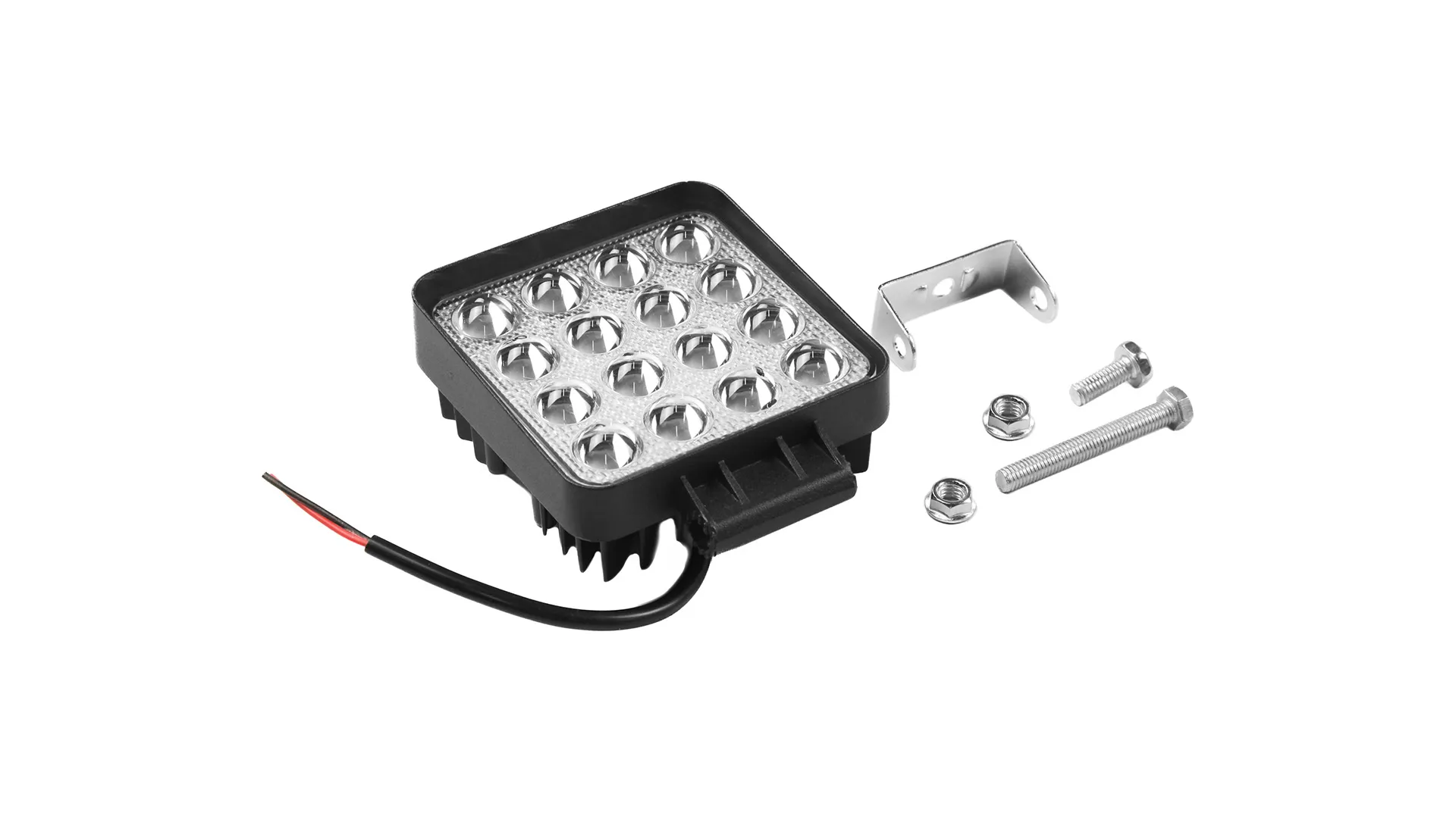 Фара рабочий свет 16LED-48W 110*110 квадрат ТАС -16LED - фото 2