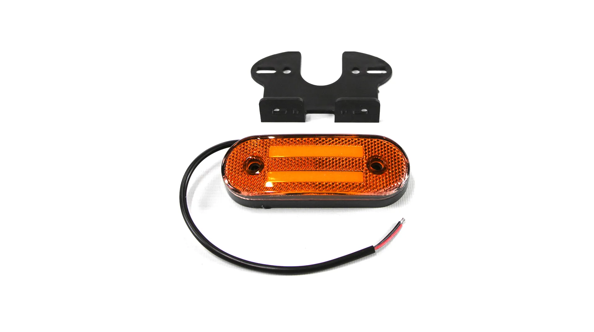 Фонарь маркерный 147 жёлтый  LED с неоновым светом (две полосы) с кронштейном аналог WAS 1223 W175 - купить в интернет-магазине Parts.Sotrans