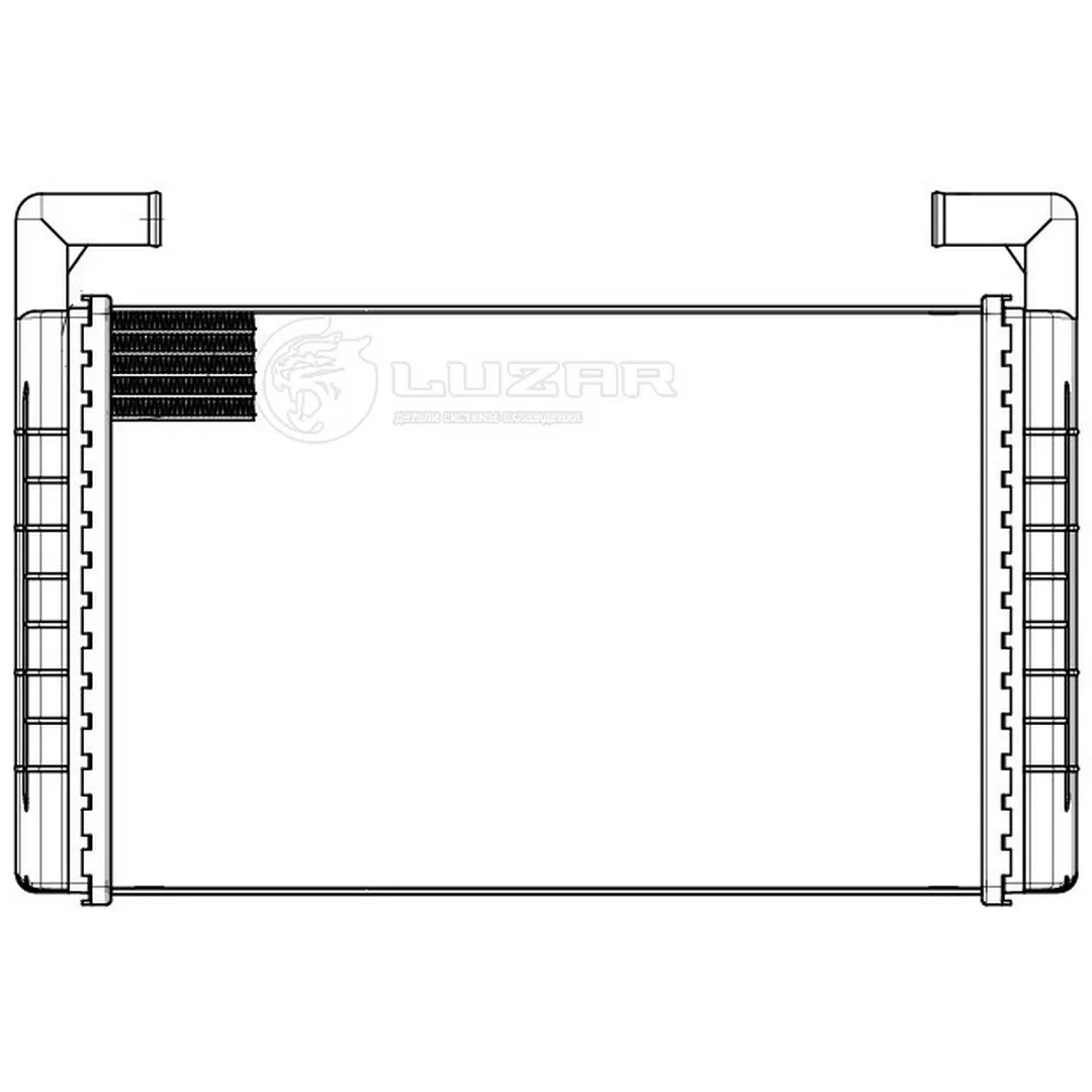 Радиатор отопителя Renault Trucks Magnum (90-) (00-) (05-) (LRh 2803)