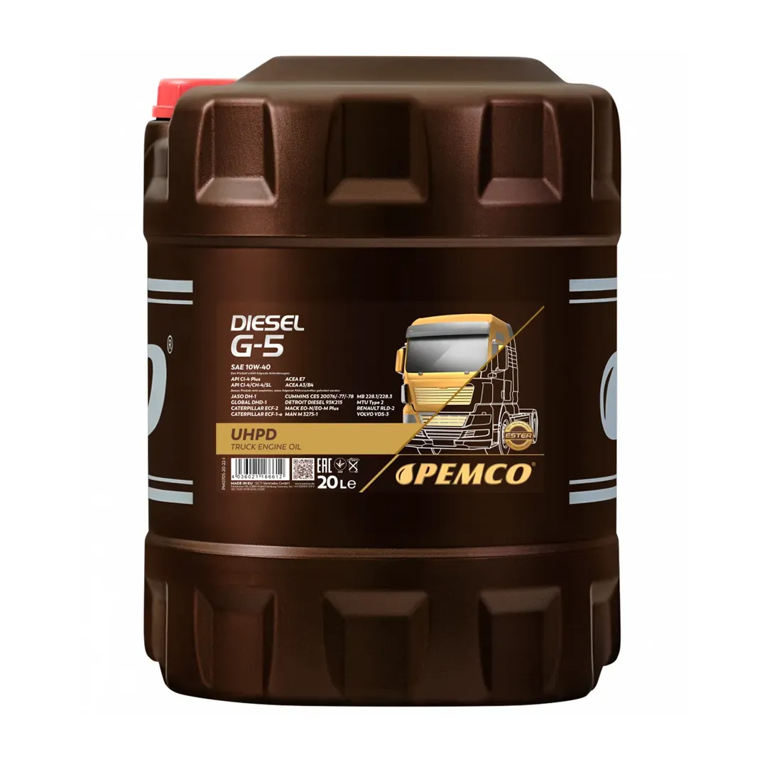 Масло моторное PEMCO DIESEL UHPD G-5 SAE10W40 (20л)