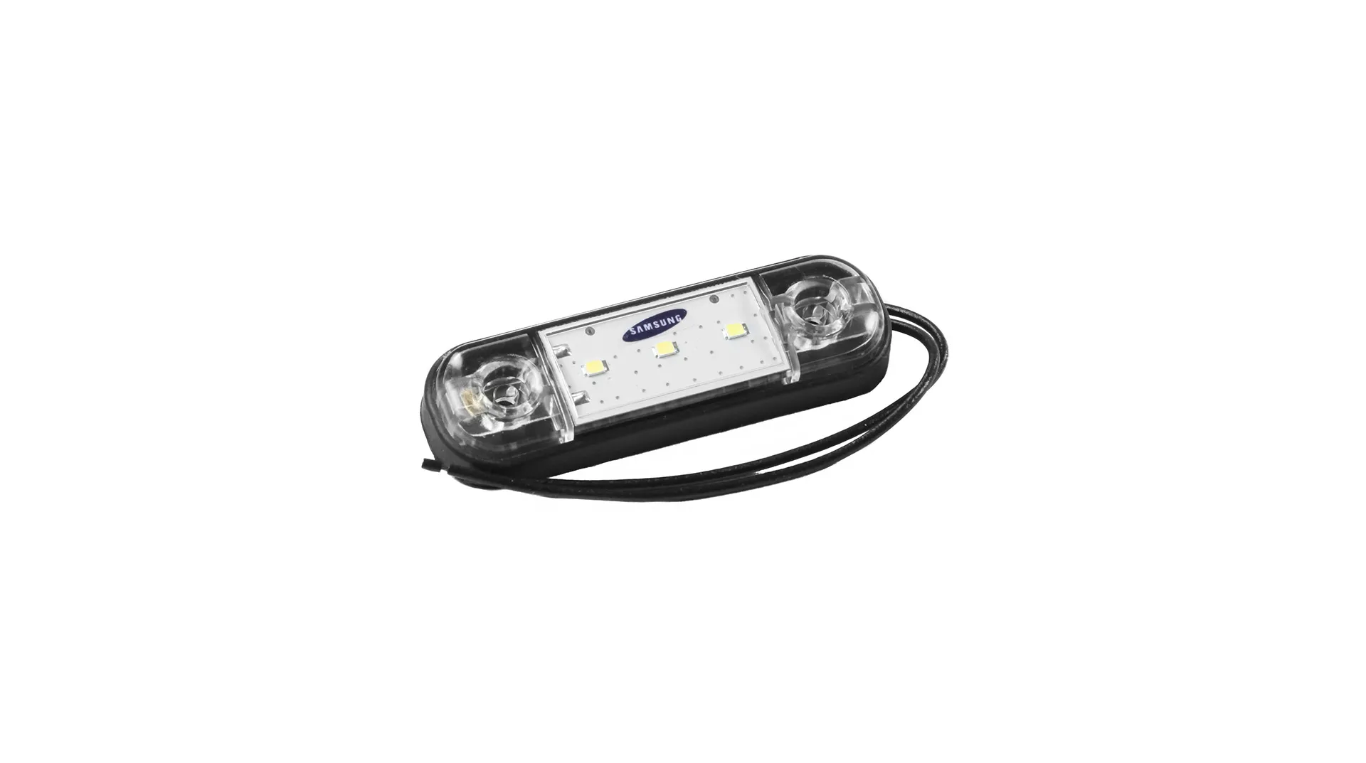 Фонарь контурный (белый) диодный 3LED 12-24V арт .160-01-3LED