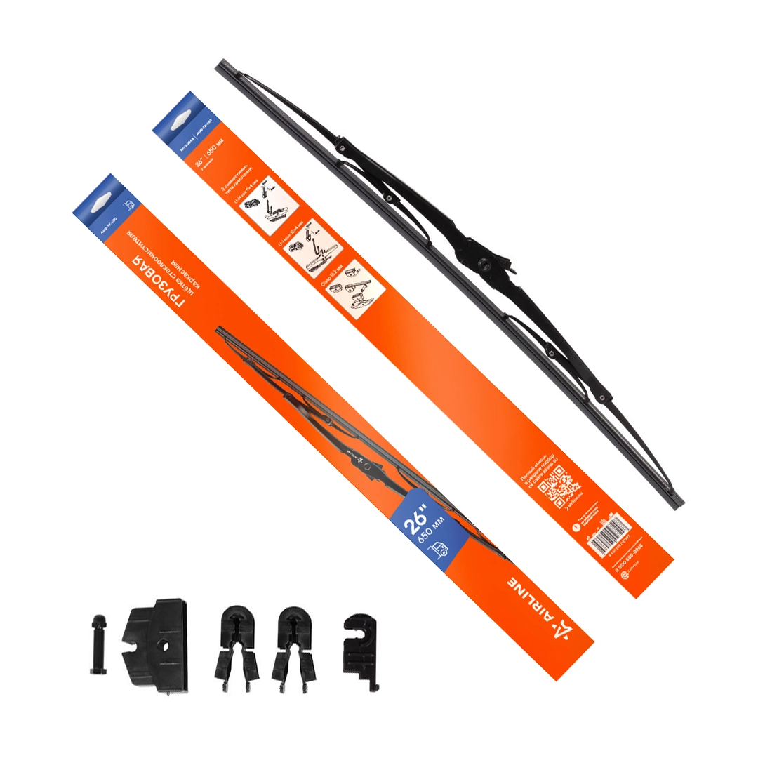 Щетка стеклоочистителя грузовая каркас 650мм - купить в интернет-магазине Parts.Sotrans Щетка стеклоочистителя грузовая каркас 650мм - купить в интернет-магазине Parts.Sotrans